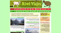 Desktop Screenshot of kiwiviajes.com