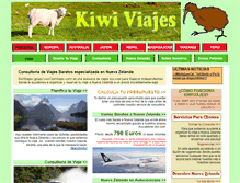 Tablet Screenshot of kiwiviajes.com